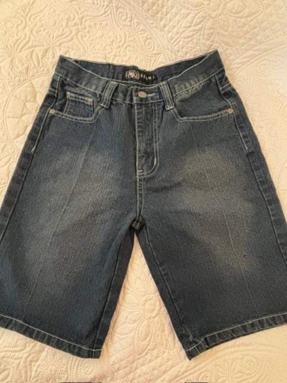 SR Denim Boys Jorts Size 8 Y2K Long Shorts